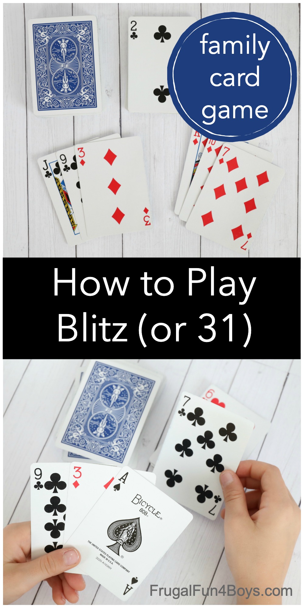 How to play blitz card game