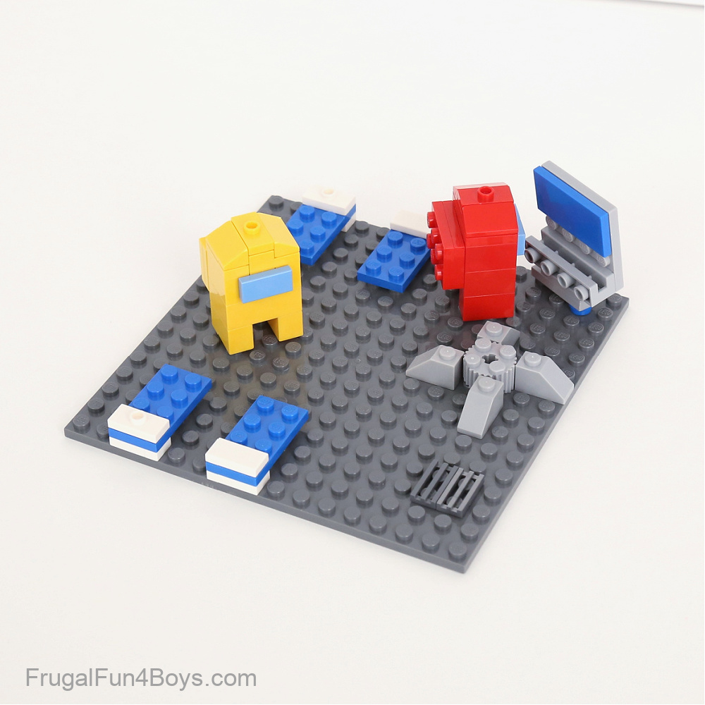 Among Us LEGO Building Challenge - Frugal Fun For Boys and Girls