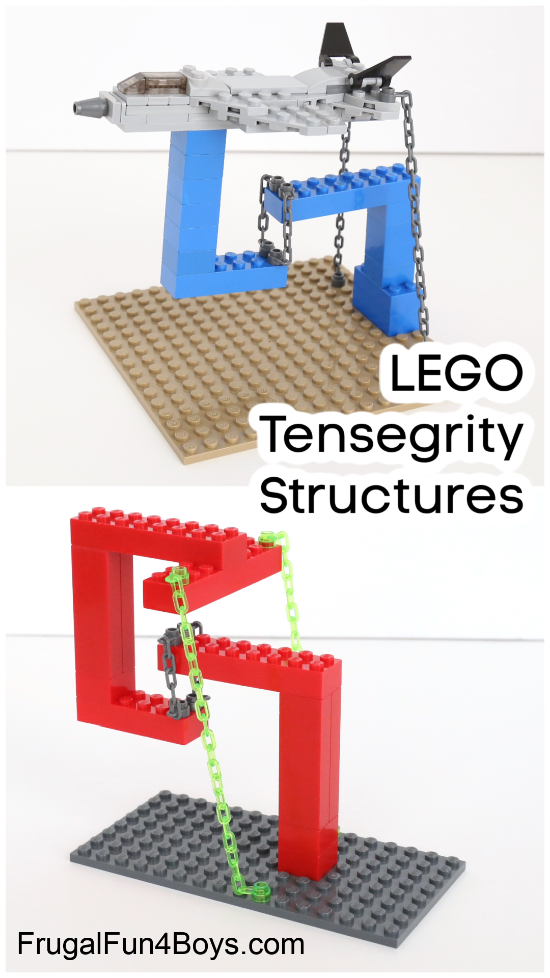 Lego Tensegrity Structures