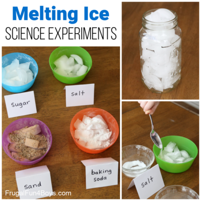 Melting Ice Science Experiments {Fun!}