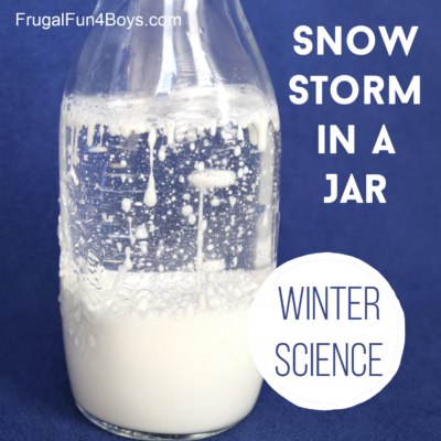 Snowstorm in a Jar Winter Science