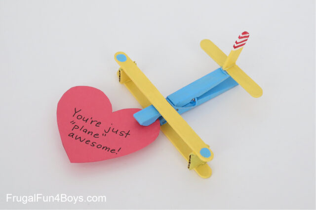 Anavini Boys Red Shirt - Smocked Valentines Day Heart Airplanes