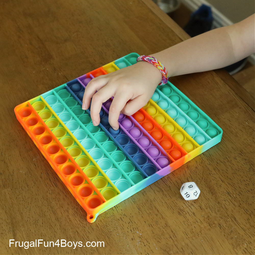 Math Toys Multipication P0pp Fidget Kingmall Rainbow Square B0Bit Fidget Toy 100bubbles Stress Relieving Fidget Game for Teachers to Create Kinds of Math Manipulatives【With 1-9 Multiplication Tables】 