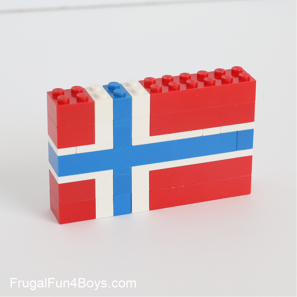 Build World Flags with LEGO - Frugal Fun Boys