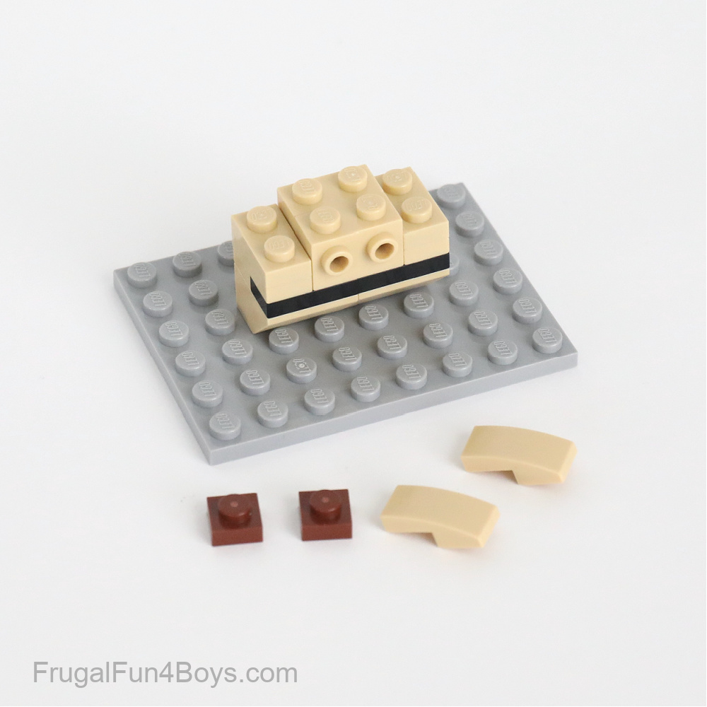 Lego 5 New Reddish Brown Bricks 1 x 1 Building Blocks Pieces