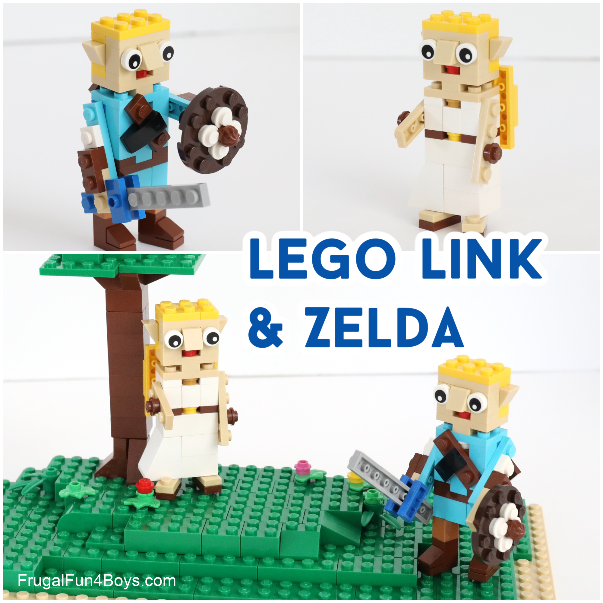Lego Link and Zelda Characters