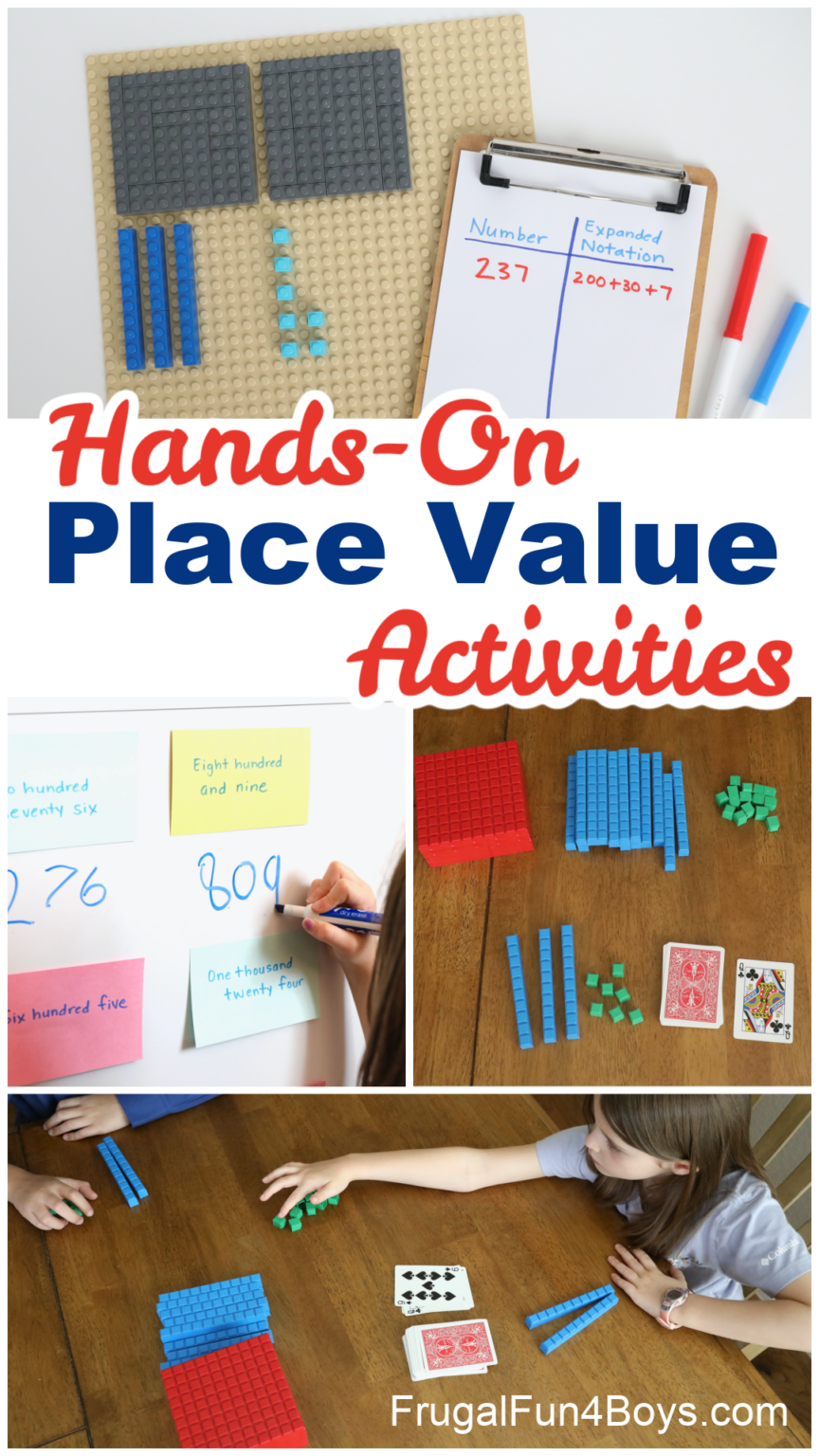 Place Value Activities for Second Grade - Frugal Fun For Boys and Girls