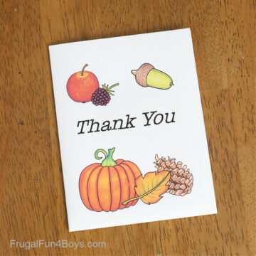 Printable Gratitude Cards {Kids Thanksgiving Activity} - Frugal Fun For ...