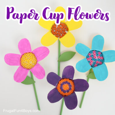 Paper Cup Flower Craft