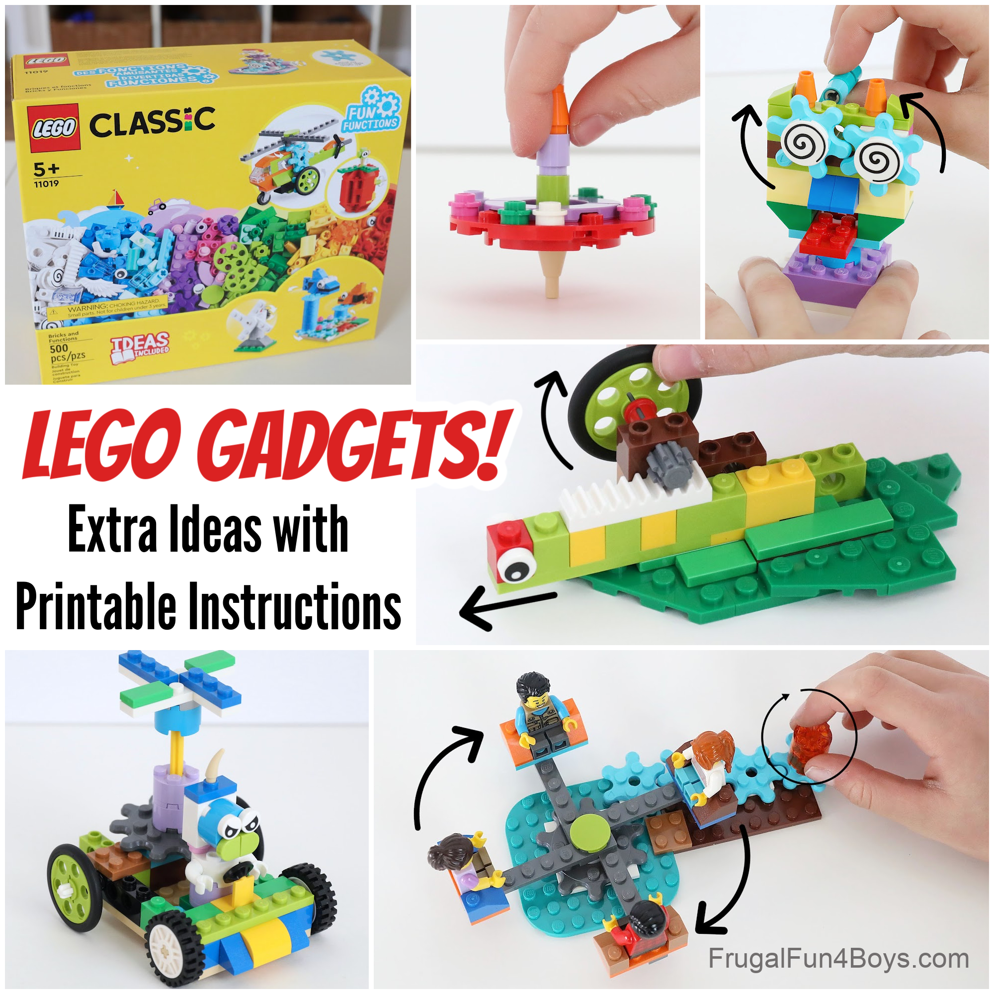 Una buena amiga una taza de Sin aliento Awesome Ideas with LEGO Gears - Frugal Fun For Boys and Girls