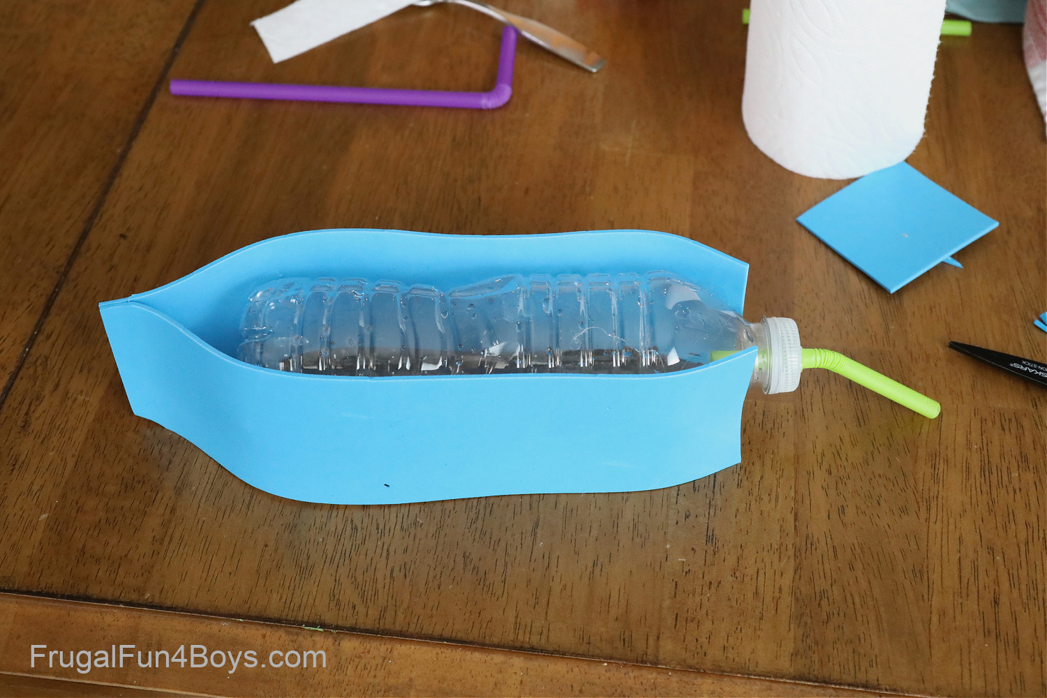How to build a baking soda and vinegar powered boat
