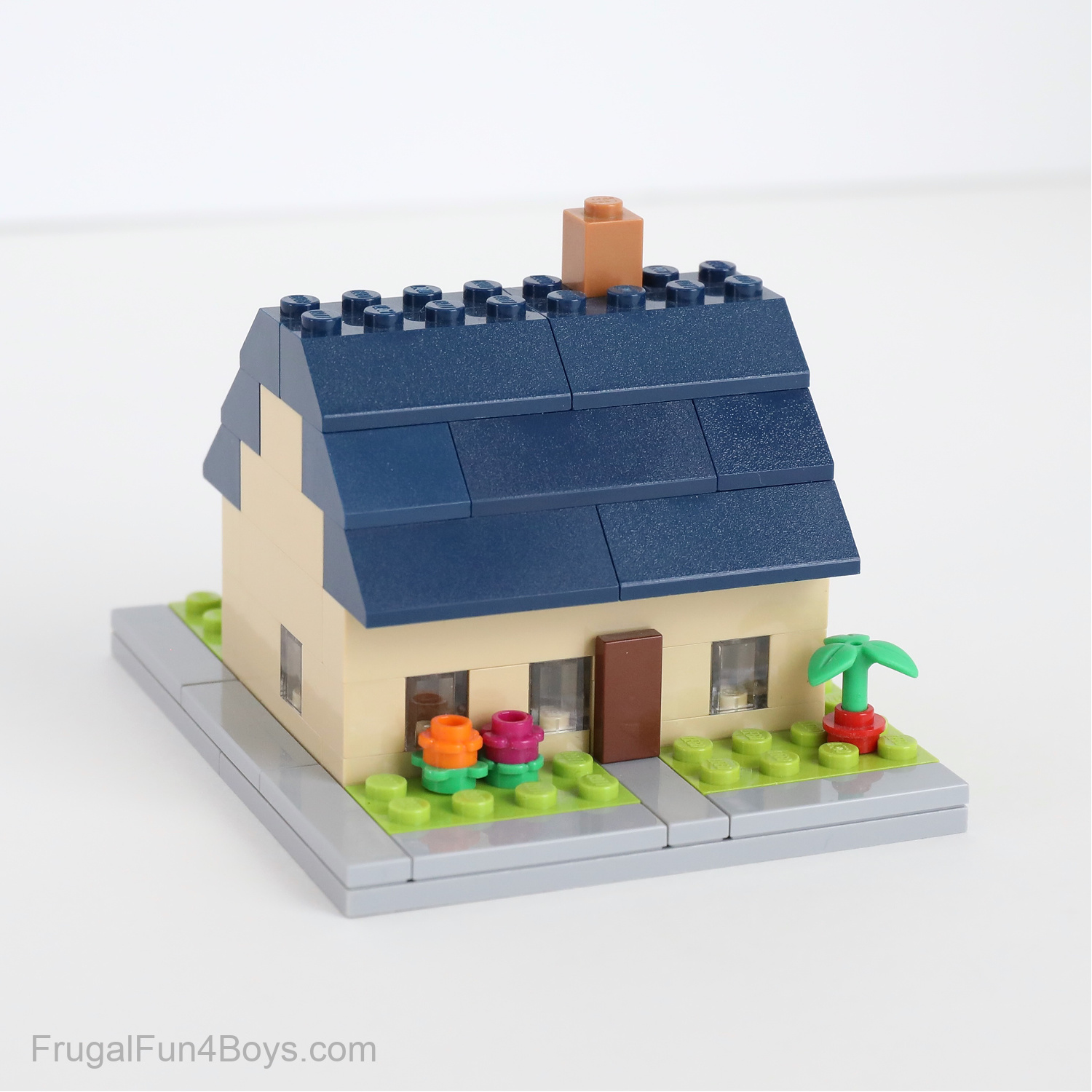 Champagne Tolk gift Build a LEGO Tiny Neighborhood - Frugal Fun For Boys and Girls