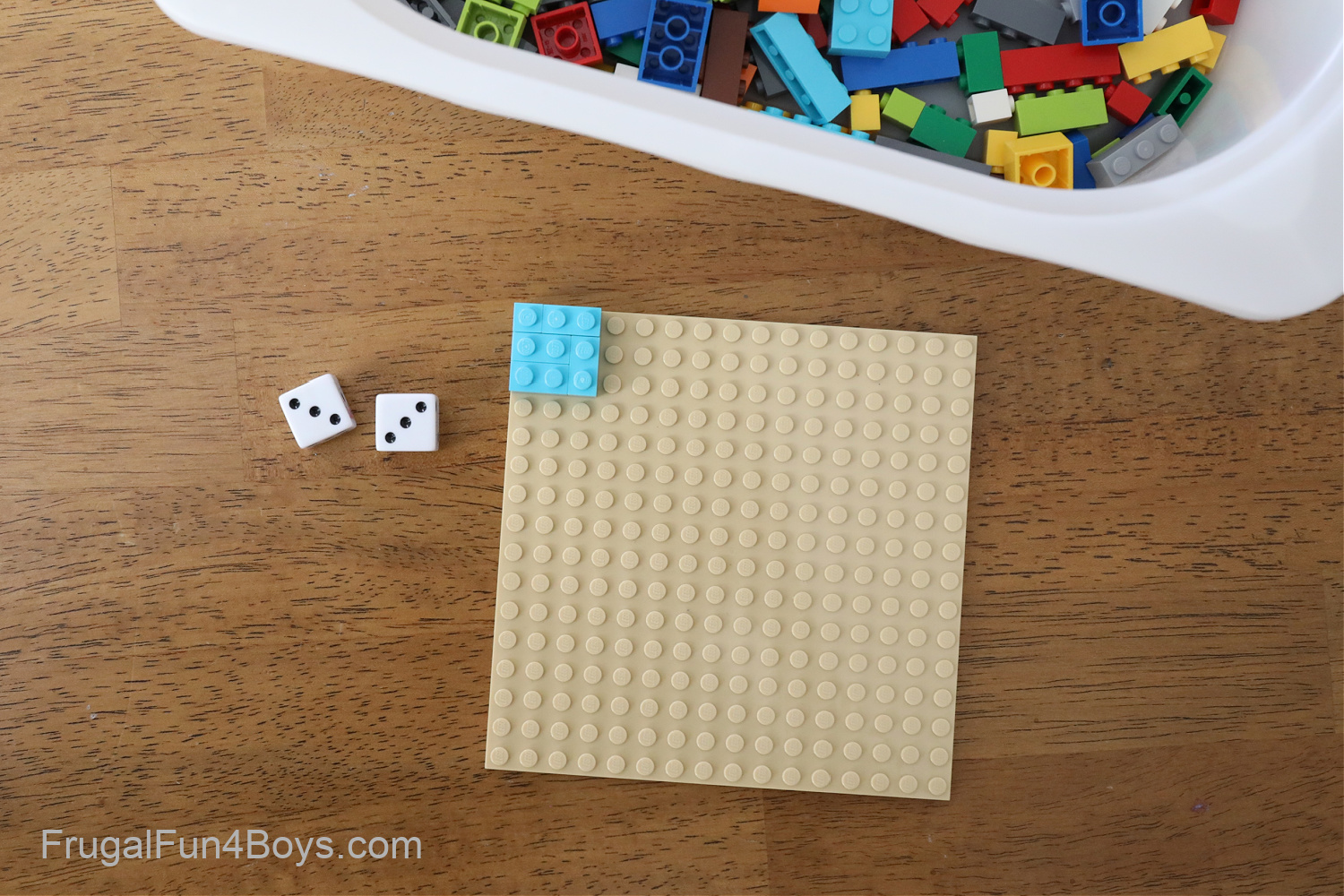 Lego arrays multiplication game