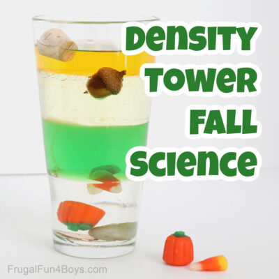 Fall Density Tower Science Experiment