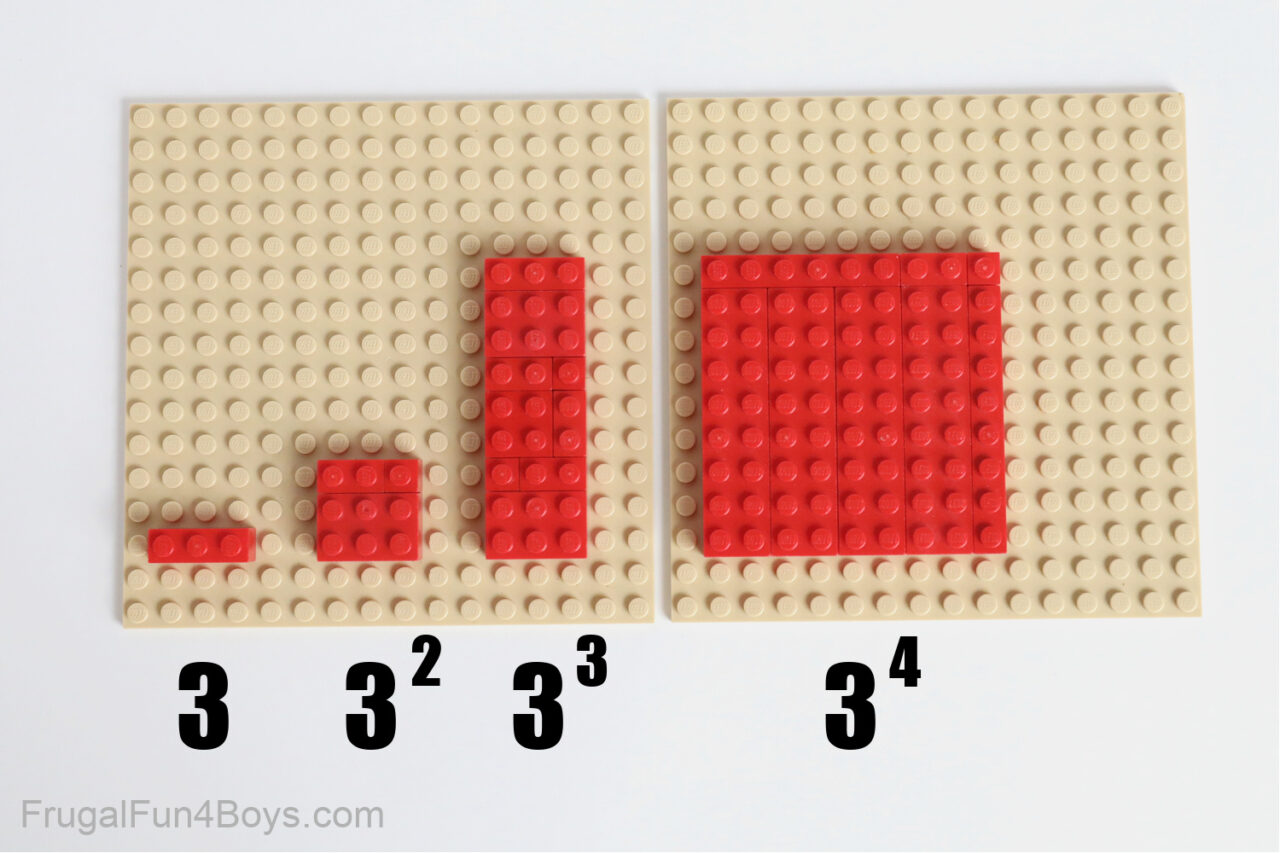 Math Activities with Square Root and Exponents - Frugal Fun For Boys ...