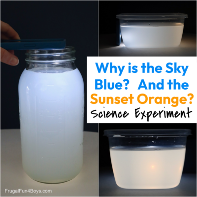 Why is the Sky Blue? {Science Experiment}