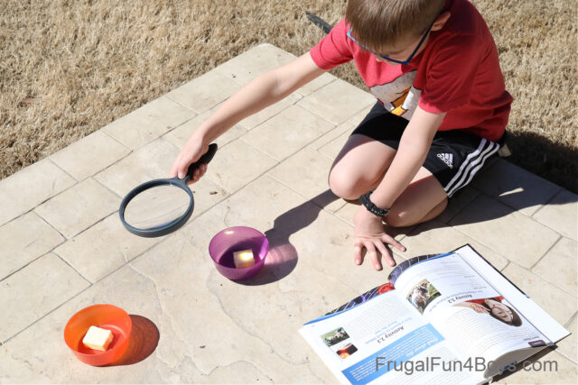 Science Experiments with the SUN! - Frugal Fun For Boys and Girls