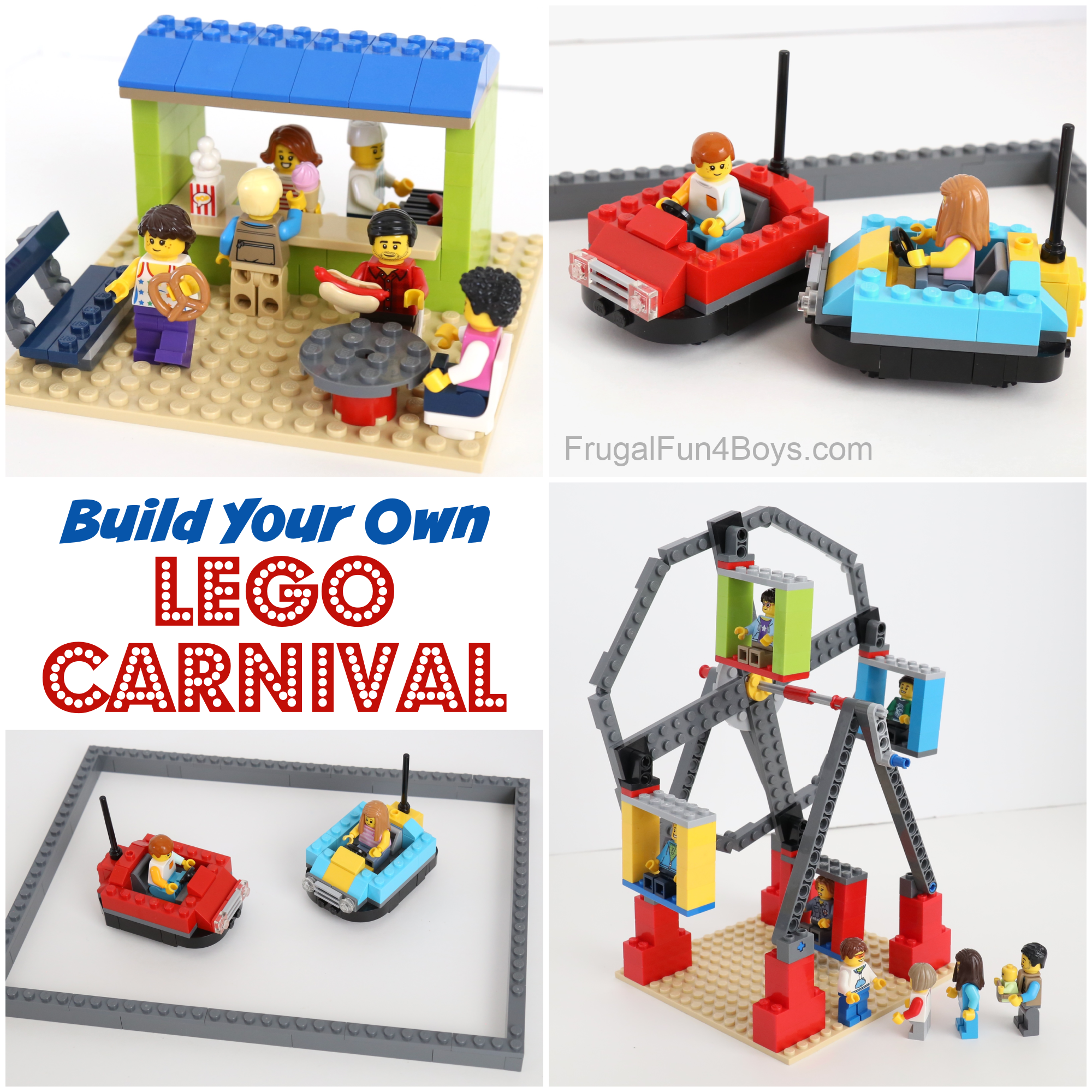landing Ansigt opad Litteratur Build Your Own LEGO Carnival - Frugal Fun For Boys and Girls