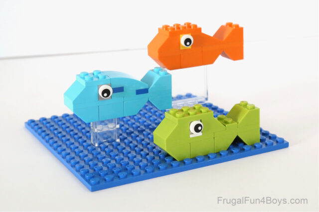 Ocean LEGO Projects to Build (Sea Turtle, Crab, Otter, and Fish ...