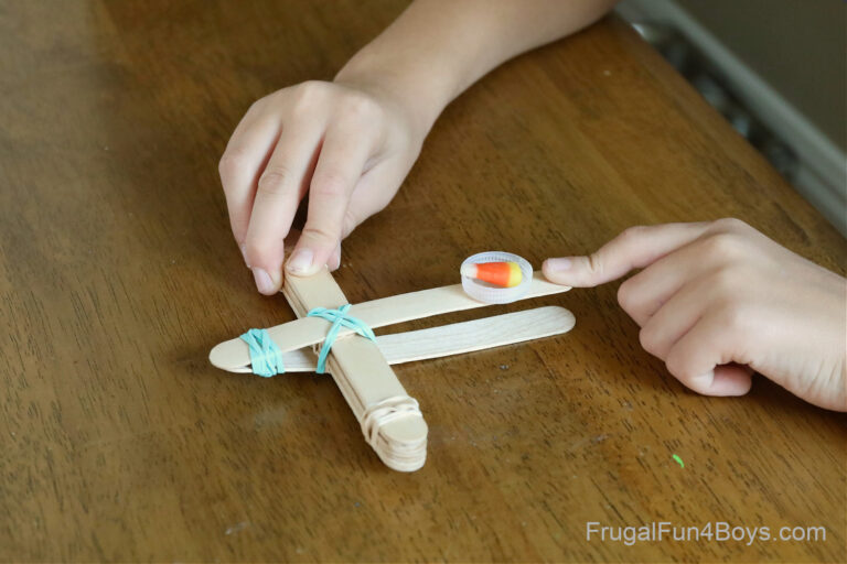 Candy Corn Catapults! {Fall STEM Challenge} - Frugal Fun For Boys and Girls