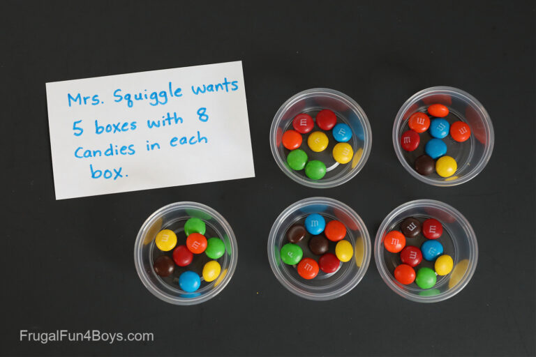 Elementary Math Activities with M&M's - Frugal Fun For Boys and Girls