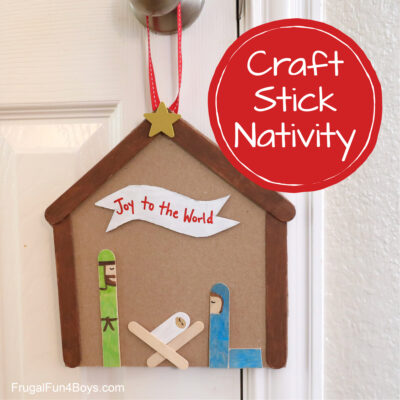 Make a Craft Stick Nativity Scene