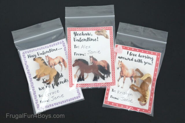 Printable Horse Valentines - Frugal Fun For Boys and Girls