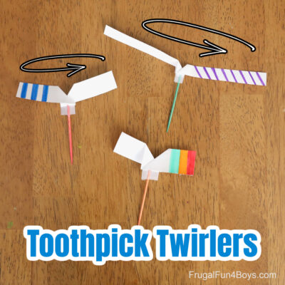 Toothpick Twirlers Science Experiment