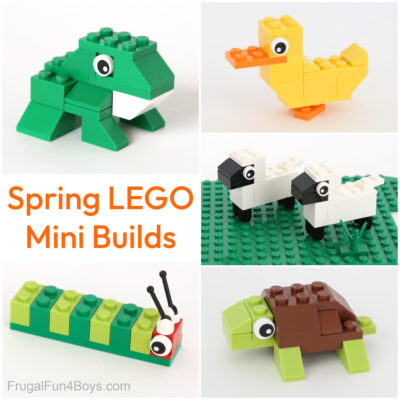 LEGO Animal Instructions {Spring Mini Builds}