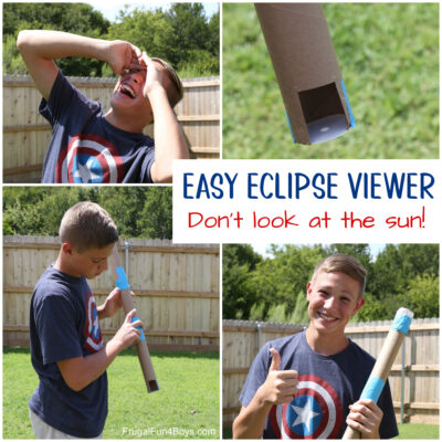 Make an Easy and Safe Pinhole Eclipse Viewer