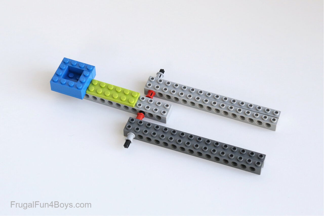 LEGO Rubber Band Catapult - Frugal Fun For Boys and Girls