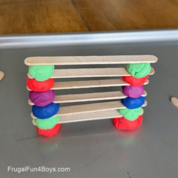 STEM Challenge with Play Dough, Popsicle Sticks, and Pipe Cleaners ...