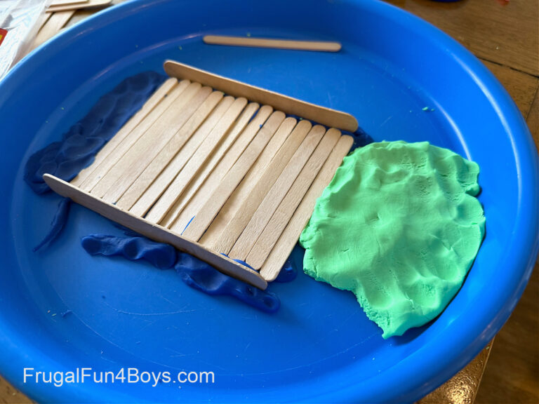 STEM Challenge with Play Dough, Popsicle Sticks, and Pipe Cleaners ...