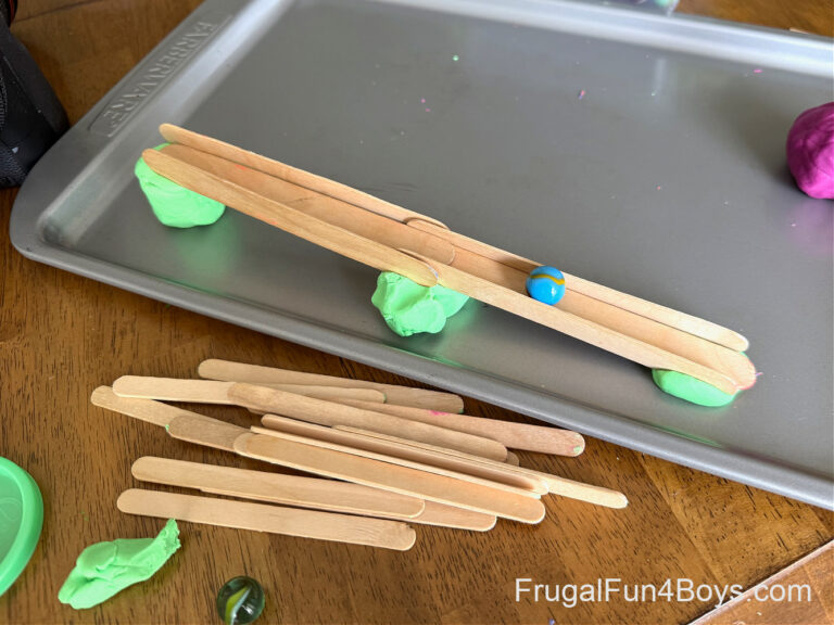 STEM Challenge with Play Dough, Popsicle Sticks, and Pipe Cleaners ...