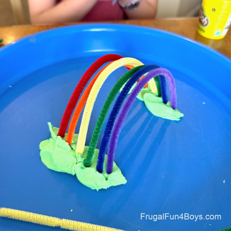 STEM Challenge with Play Dough, Popsicle Sticks, and Pipe Cleaners ...